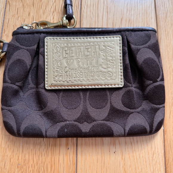 COACH Brown Wristlet - Picture 3 of 4